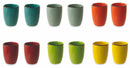 Set 12 Bicchieri Ø8x10,5 cm in Gres Villa d'Este Home Tivoli Baita Glazed