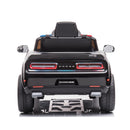 Macchina Elettrica della Polizia per Bambini 12V Dodge SRT Police Nera