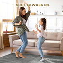 Tappeto Moderno 230x160 cm in Poliestere Grigio