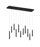 Lampada a Sospensione da Interno a LED in Metallo Nero Opaco