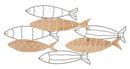 Pannello da Muro Pesce 60x2x30 cm in Ferro