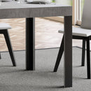 Tavolo 130x90x77 cm Tavolo Linea Fix Cemento