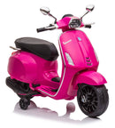 Scooter Elettrico per Bambini Licenza Ufficiale Piaggio Vespa 12V 4,5Ah Rosa       