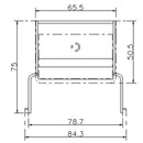 Mobile Lavatoio Sospeso 65,5x50,5x56 cm 2 Ante Montegrappa Novella Dipiù Tortora