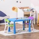 Set Tavolino con 2 Sedie per Bambini in Polipropilene Multicolor