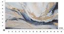 Dipinto su Tela Gaspons Set 3 Pz 45x2,7x80-60x2,7x80 cm in Legno di Pino e Canvas Multicolor