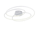 Plafoniera da Interno a LED in Metallo Bianco Opaco