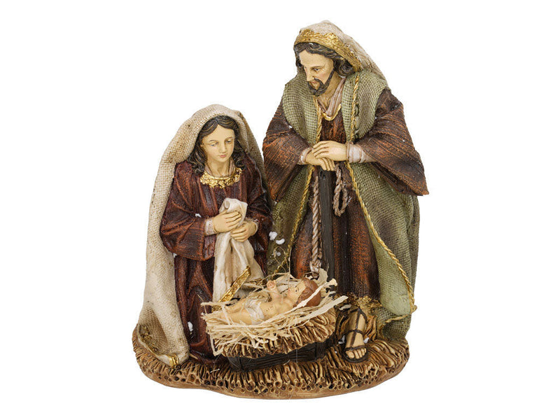 Presepe Natività Sacra Famigllia su Base 20 cm  