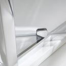 Porta Parete Doccia 1 Anta Battente In Cristallo Trasparente 6mm H198 Fosterberg Aalborg Varie Misure