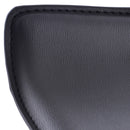Set 2 Sgabelli 38x40x54/74 cm in Ecopelle con Base Cromata Nero
