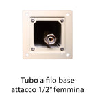 Fontana da Giardino con Doppio Rubinetto Belfer 42/QRR Grigio Antracite