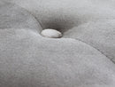 Panca Margi in Velluto Taupe 125x45x48 h cm in Legno Marrone