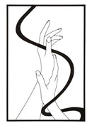 Pannello da Muro Hands 60x1x90 cm in Ferro 