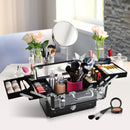 Valigetta per Estetista Make Up Trucchi 30x18,5x22 cm  Beauty Nero