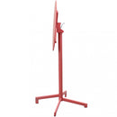 Tavolo Alto Vega Ø60x102 h cm in Acciaio Rosso