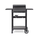 Barbecue a Gas 2 Bruciatori 97,5x49x99h cm Accensione Piezoelettrica in Acciaio Louis Nero
