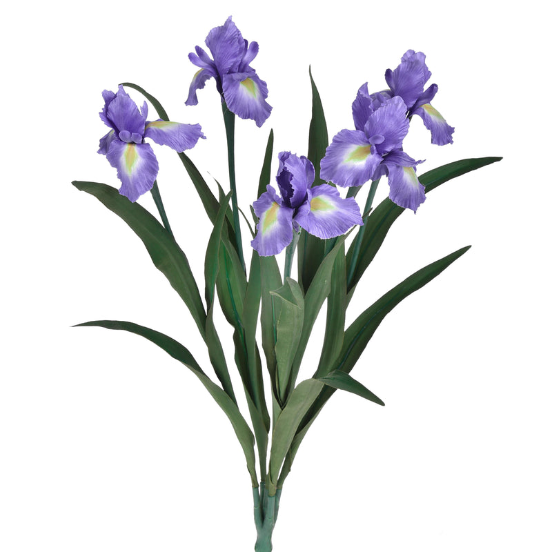 Iris Artificiale Composto da 5 Fiori Altezza 68 cm 