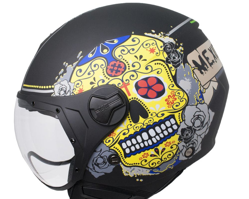 Casco Jet per Scooter Visiera Sagomata CGM Cancun 107S Bianco