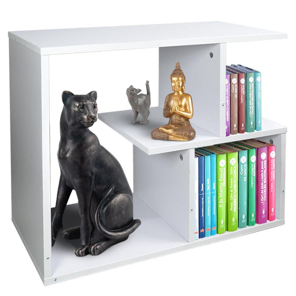 prezzo Tavolino Design Moderno 5 Ripiani 60x30x50cm Casa Ufficio Bianco