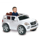 Macchina Elettrica per Bambini 6V 2 Posti con Licenza Mercedes Gl450 Bianco