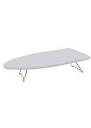 Asse da Stiro Pieghevole da Tavolo Ironfast 114x36 cm con Supporto Universale e Copertura in Acciaio Cromato