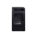 Stufa a Bioetanolo Fiammetta JR Ventilara Bruciatore da 1,5 L Struttura in Acciaio Nero      