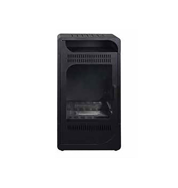 sconto Stufa a Bioetanolo Fiammetta JR Ventilara Bruciatore da 1,5 L Struttura in Acciaio Nero