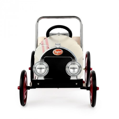Vintage Racing Tretauto für Kinder Baghera Classic White sconto