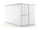 Gartenbox Haus aus Stahlblech Werkzeughalter 175x307x182 cm Enaudi Weiß