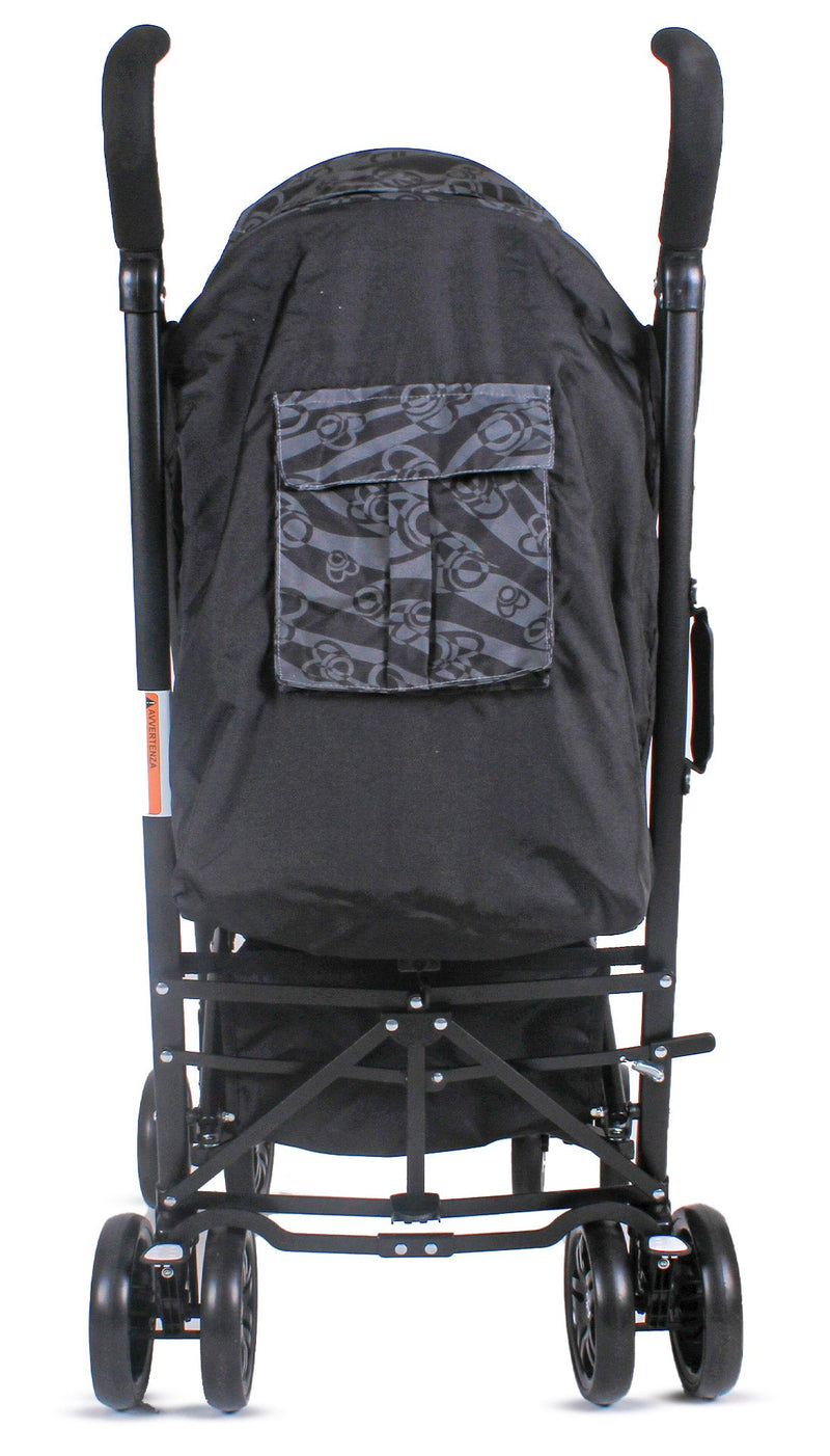 Passeggino Pieghevole per Bambini Barotti Zoom Nero/Grigio