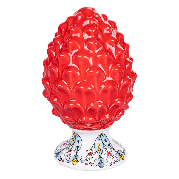 sconto Pigna con Base Decorativa Ø8,4x13,7 cm in Ceramica VdE Tivoli 1996 Pigna