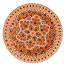 Centrotavola da Cucina Ø40xh8 cm in Ceramica Arancione