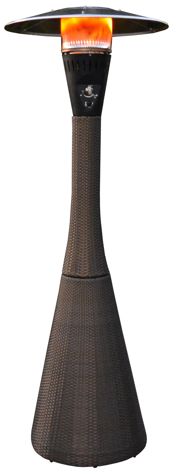 online LPG-Gas-Pilzofen für den Außenbereich, 10 kW, Habitat Torf