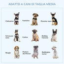 Box Kennel per Cani Pieghevole 94x58x69.5 cm a Doppia Porta con Blocco 4 Ruote e Fondo Rimovibile Grigio      