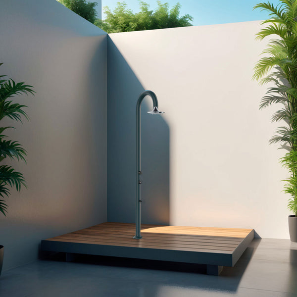 Doccia da Giardino in Alluminio Soffione I-switch Rotondo Sined Luna Alu Sensor Grigio acquista