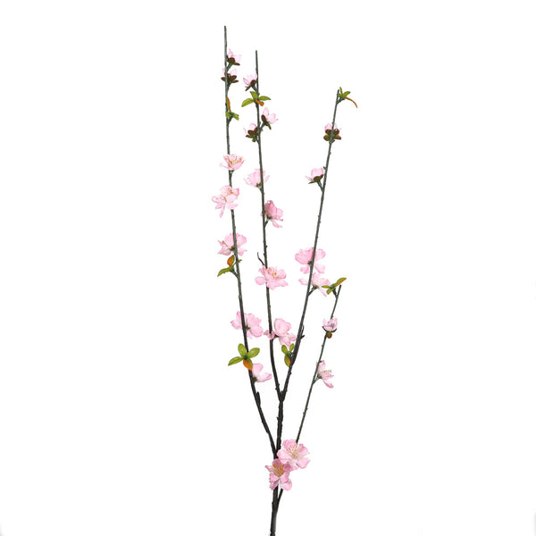 Set 8 Künstlicher Pfirsichbaum mit 4 Ästen, Höhe 85 cm, Rosa sconto