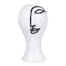Vaso con Viso Ø12,8x24 cm  in Ceramica VdE Tivoli 1996 Vis a Vis