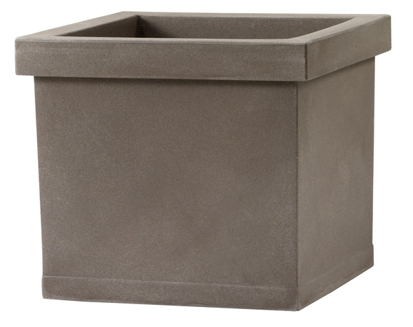 Tulli-Harzvase, quadratisch, glatt, klassischer Cappuccino, verschiedene Größen online