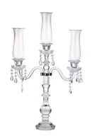 Porta Candele x 3 con Parafiamma Ø 48 H 77 cm