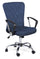 Büroarbeitsstuhl aus Mesh-Gewebe in Brisbane Blue