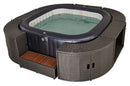Mobiletto SPA Scalino per Vasca Idromassaggio Quadrate 85x21x30,5 cm Grigio