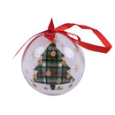 Set 14 Palle di Natale Ø7,5 cm in Polyfoam con Box Bianco