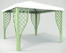 Gazebo da Giardino in Legno 3x3m con Copertura in PVC Taini Calice Pocket Salvia