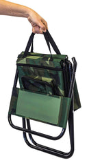Sedia Pieghevole da Campeggio con Borsa Termica Menzi Camouflage