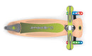 Monopattino 3 Ruote a LED Pieghevole 3 Altezze Max 50 Kg Globber Primo Foldable Wood Verde Lime