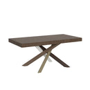 Tavolo Allungabile 200-460x90x77 cm Volantis Noce Telaio 4C 