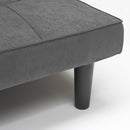 Divano Letto 179x91x76 cm in Tessuto Grigio chiaro