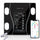Digitale Waage Max 180 kg aus Glas mit schwarzer Bluetooth-App