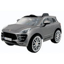 Macchina Elettrica Suv per Bambini 12V con Licenza Porsche Macan Silver
