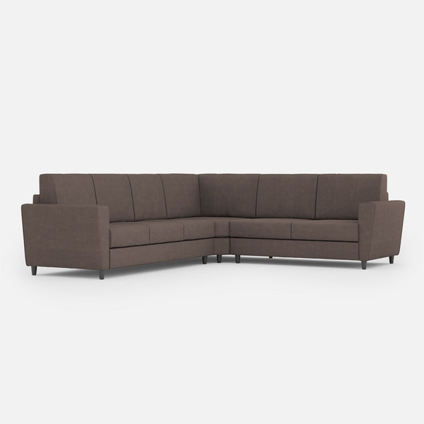Divano Angolare 6 Posti 288x228x85 cm Yasel in Tessuto Talpa acquista